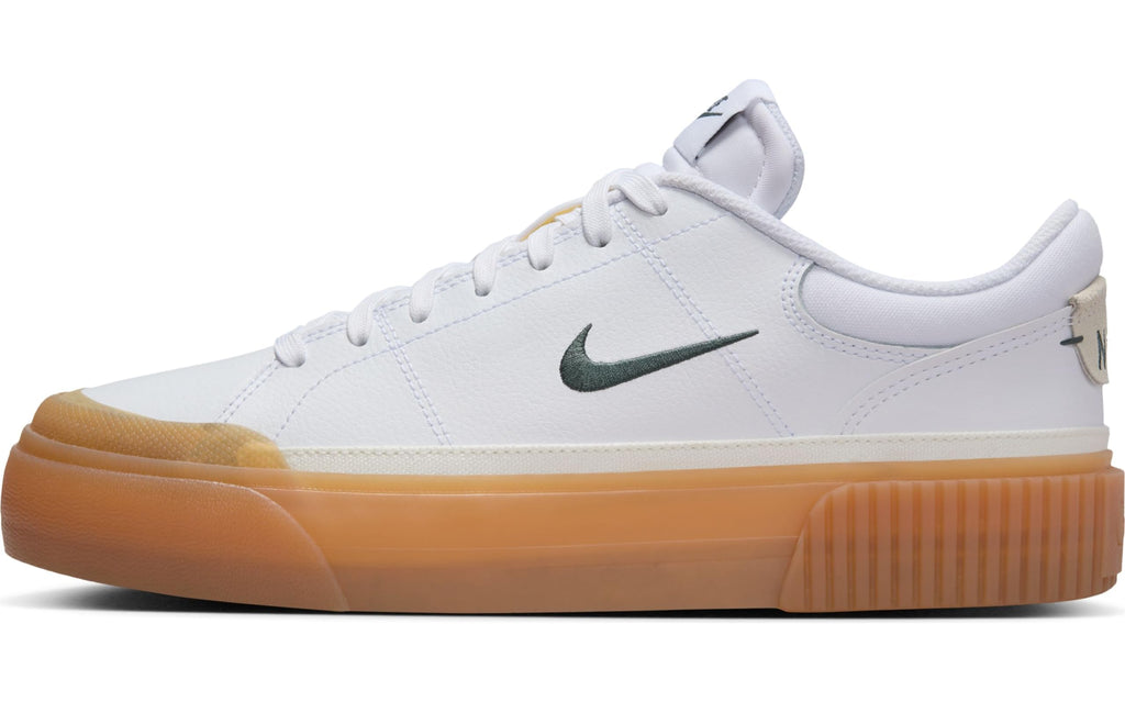 Nike Court Legacy Lift Women's Platform Sneakers | White/Vintage Green/Gum | Size 11
