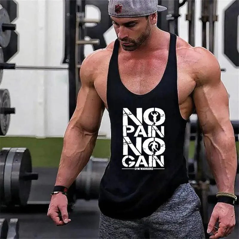 Men's Bodybuilding Gym Tank Top | Sleeveless Fitness Singlet