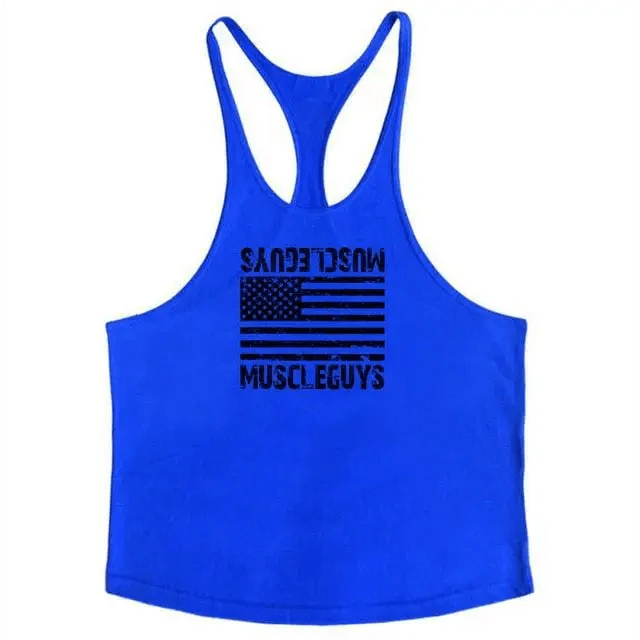 Men's Bodybuilding Gym Tank Top | Sleeveless Fitness Singlet