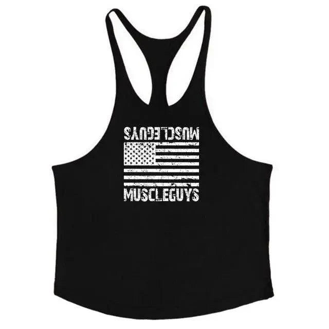 Men's Bodybuilding Gym Tank Top | Sleeveless Fitness Singlet