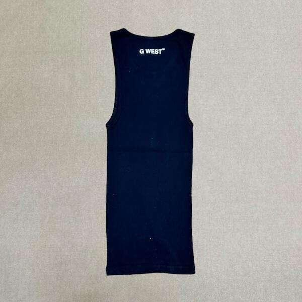 G West Men's Gym Tank | Oversized Cotton Training Tank