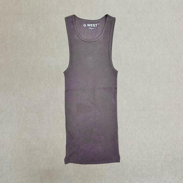 G West Men's Gym Tank | Oversized Cotton Training Tank