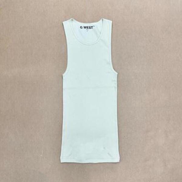 G West Men's Gym Tank | Oversized Cotton Training Tank