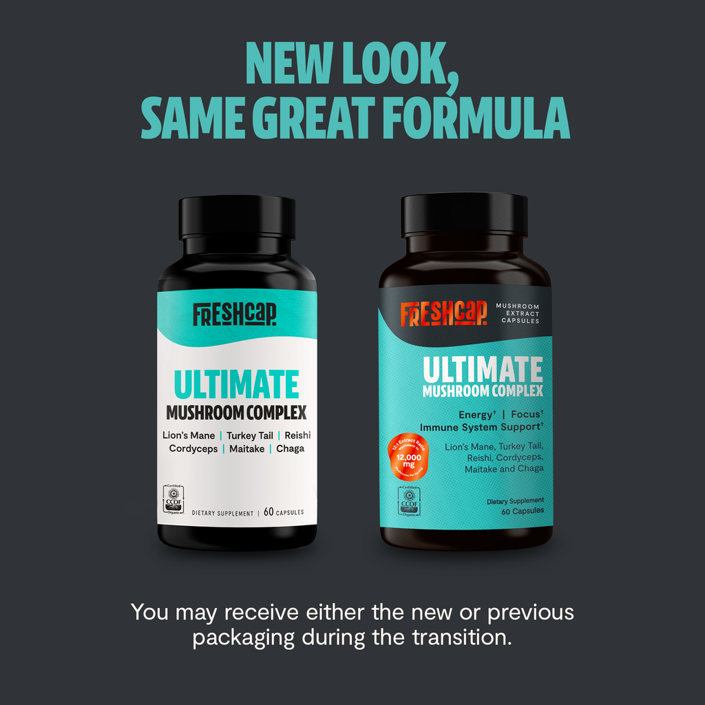 Organic Mushroom Complex | Six-Mushroom Adaptogen Blend