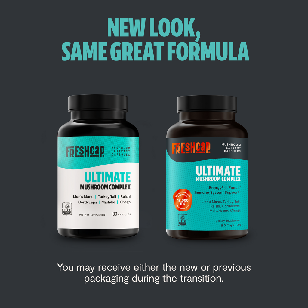 Organic Mushroom Complex | Six-Mushroom Adaptogen Blend