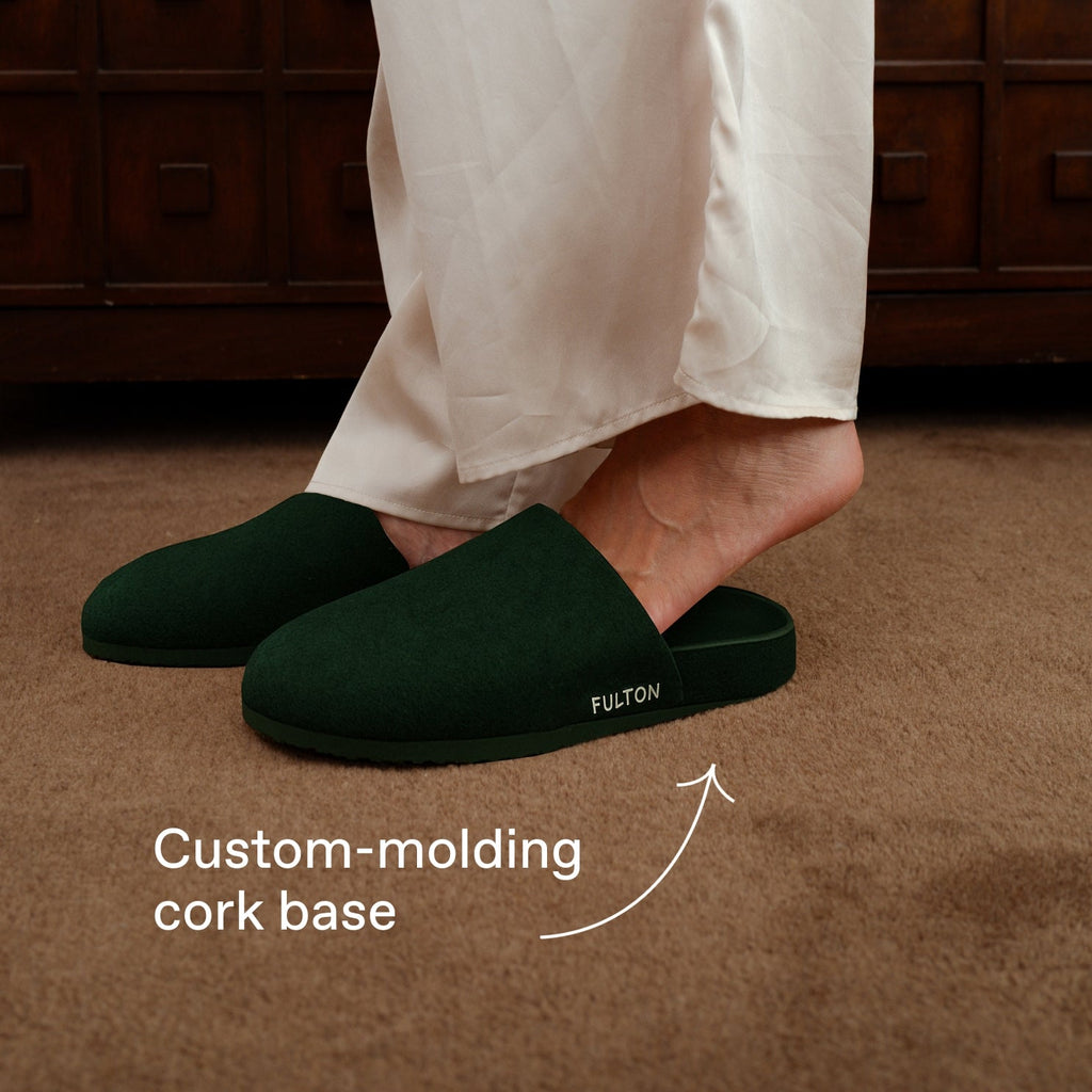 The House Shoe – Orthopedic Comfort Slippers with Cork Footbed