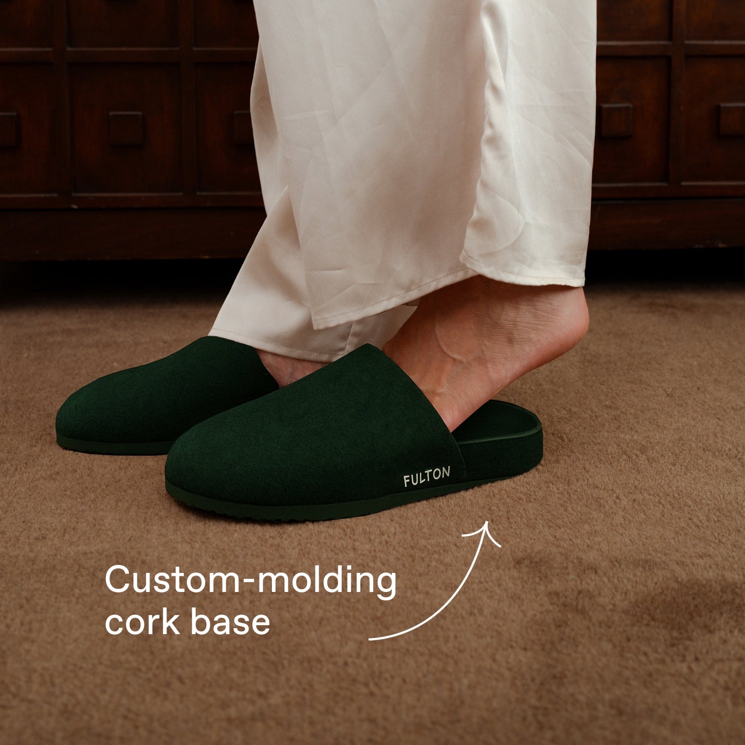 The House Shoe – Orthopedic Comfort Slippers with Cork Footbed