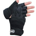 Men's Gym Gloves — Anti-Skid Grip, Nylon & Ottoman Material
