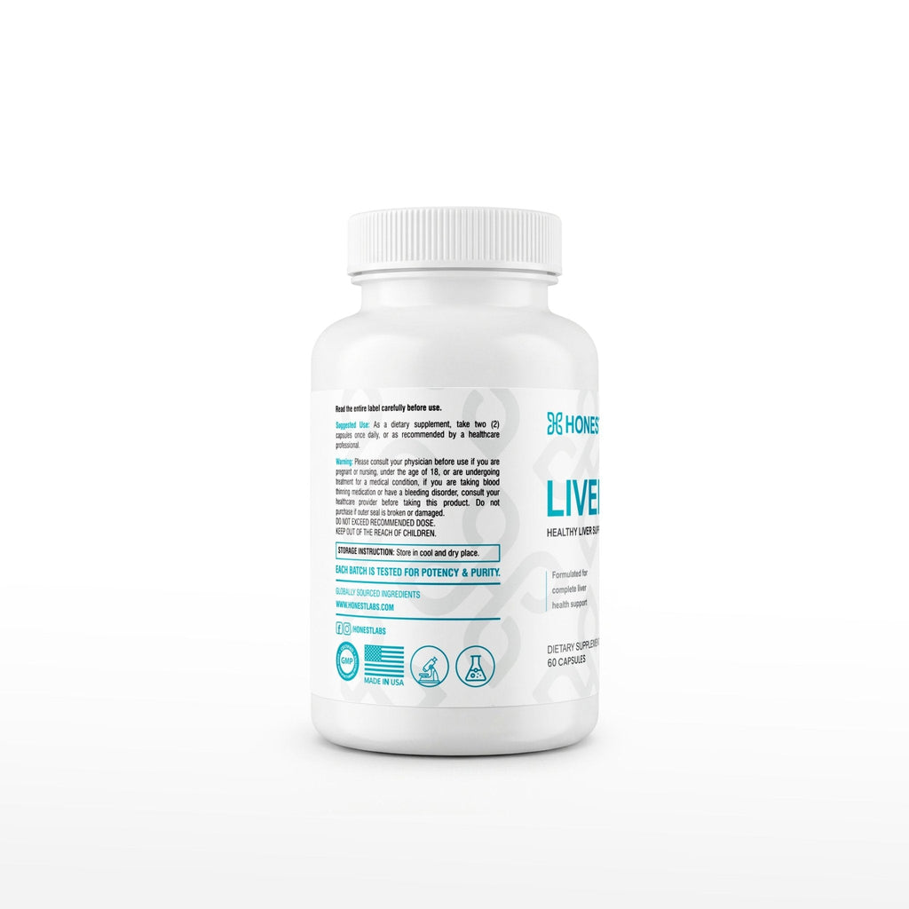Honest Labs Liver – Healthy Liver Support | 60 Capsules