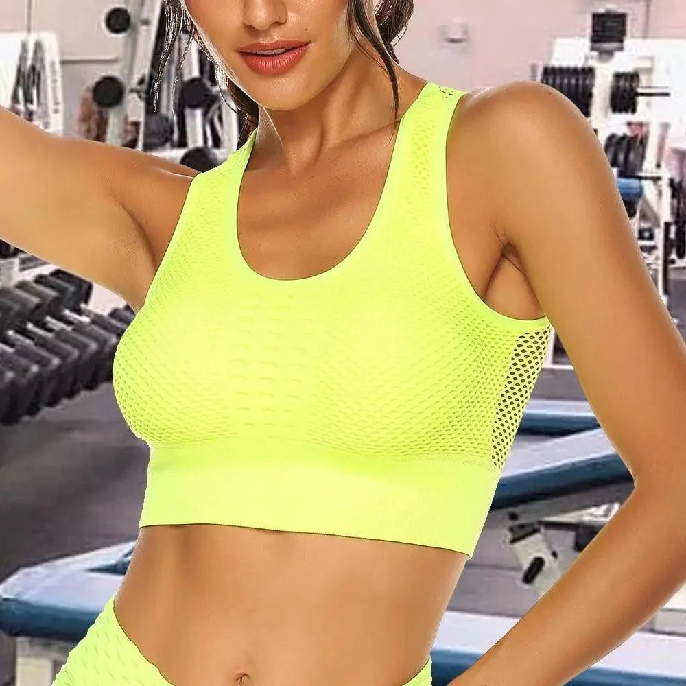 Women's Backless Sports Bra – Yoga & Gym Workout Top