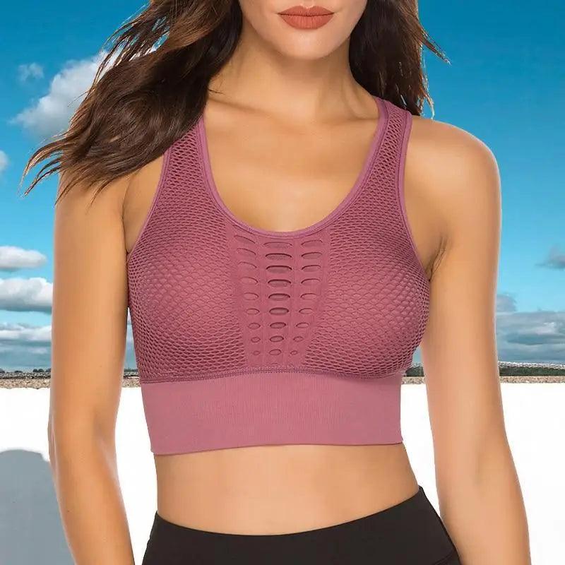 Women's Backless Sports Bra – Yoga & Gym Workout Top