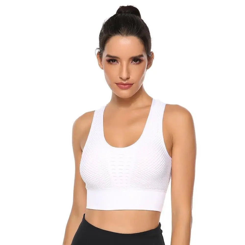 Women's Backless Sports Bra – Yoga & Gym Workout Top