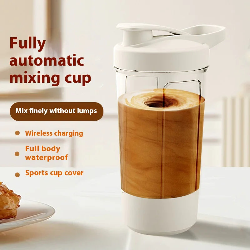 400ml Electric Protein Shaker Bottle — USB Rechargeable