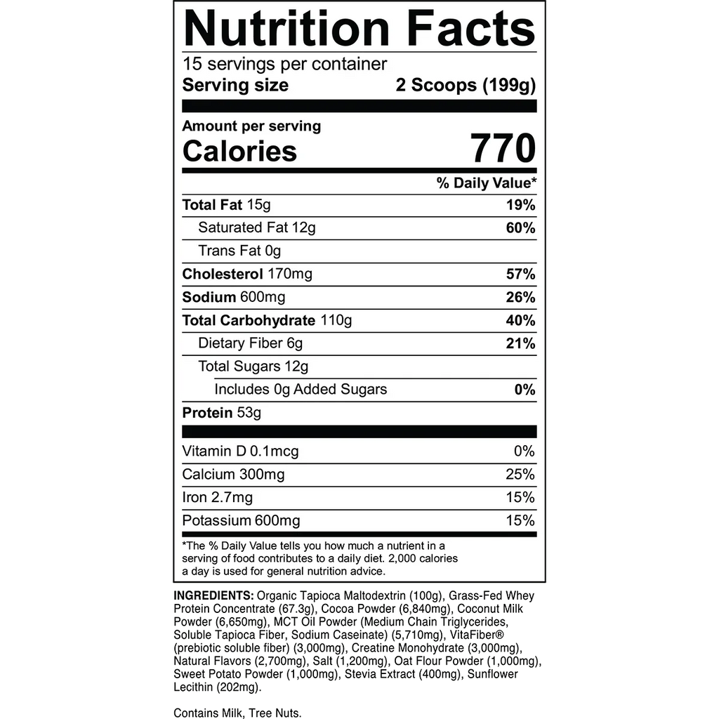 Transparent Labs Mass Gainer (6.18 lbs)