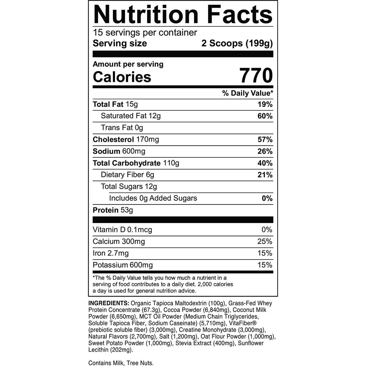 Transparent Labs Mass Gainer (6.18 lbs)
