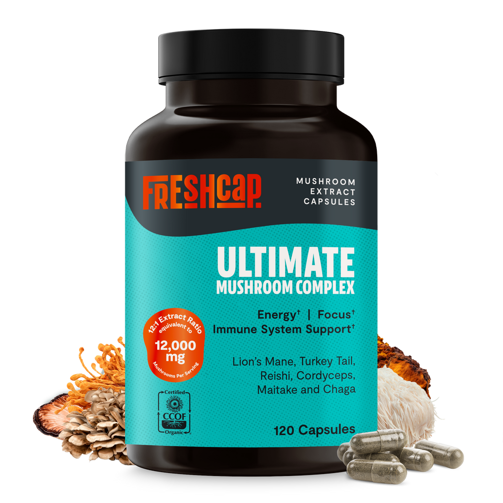 Organic Mushroom Complex | Six-Mushroom Adaptogen Blend