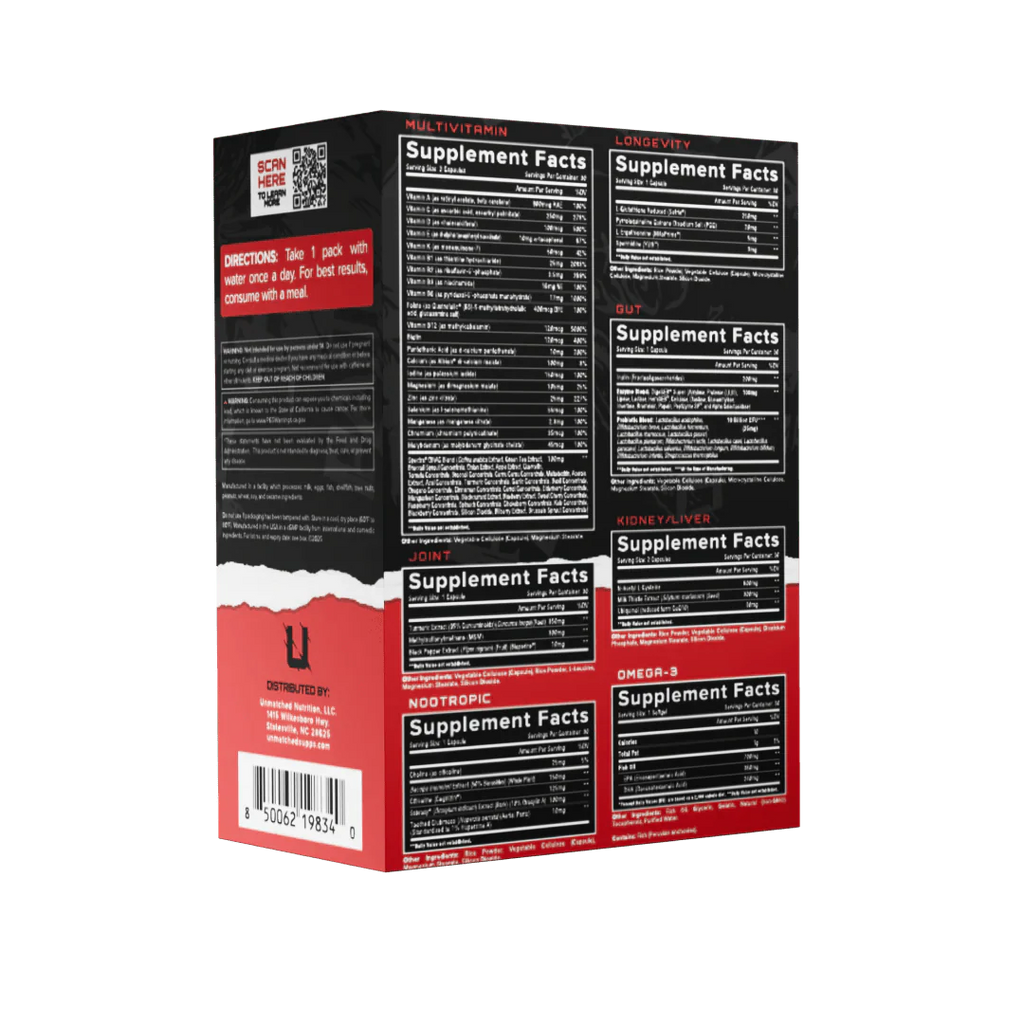 Unmatched Logevity Multi+ -30 Packs