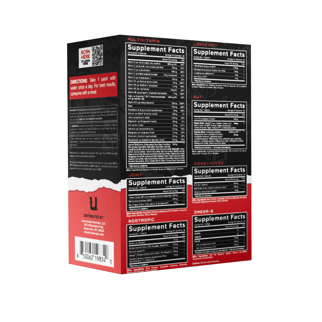 Unmatched Logevity Multi+ -30 Packs