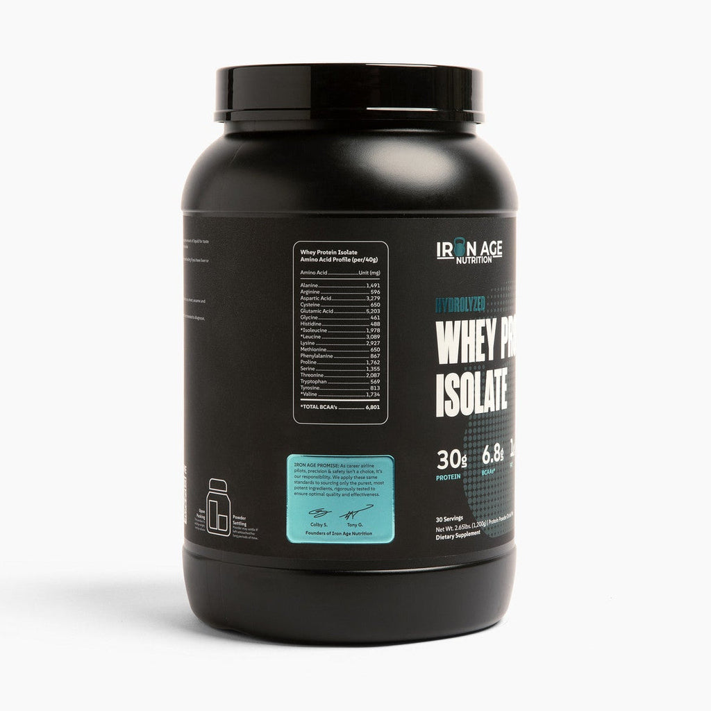 Iron Age Nutrition | Whey Protein Isolate | 30g Protein Per Serving