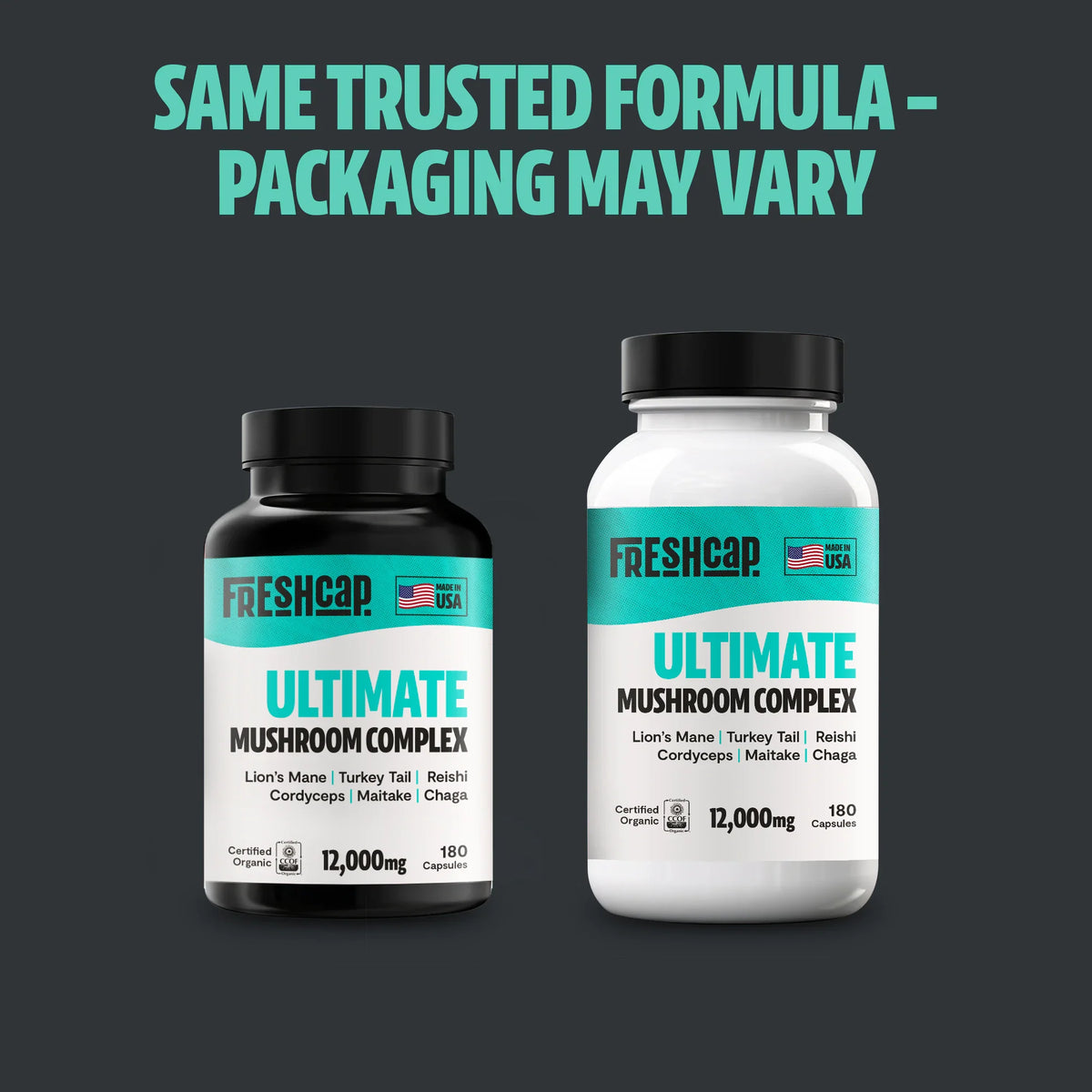Organic Mushroom Complex | Six-Mushroom Adaptogen Blend